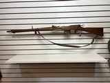 used Schmidt-Rubin M1889 7.5×55mm Swiss 30" bbl bbl cover 1 mag leather strap good condition - 1 of 25