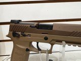 used SIG P320 M-17, 9mm, 4.7?, 17rd, SIGLITE NS, Coyote Tan original box good condition - 17 of 19