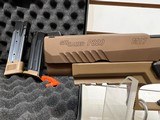 used SIG P320 M-17, 9mm, 4.7?, 17rd, SIGLITE NS, Coyote Tan original box good condition - 6 of 19
