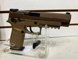 used SIG P320 M-17, 9mm, 4.7?, 17rd, SIGLITE NS, Coyote Tan original box good condition - 15 of 19
