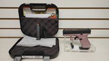 new GLK 43X 9MM 10RD PINK BLK new in hard plastic case - 1 of 18