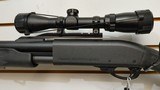 Used Remington 870 Express Magnum 12 gauge 24" fully rifled bblBushnell Scope with lens covers good condition - 6 of 22