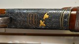 used Krieghoff San Remo Custom Engraved Gold Inlays 12 Gauge 28" bbl with kolar AAA Tubes luggage case condition extra chokes DOM 1968 - 18 of 21