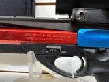Used Beretta Neos U 22 Blue /Red with muzzle break and red dot 12 10 round mags range bag good condition - 8 of 25