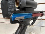 Used Beretta Neos U 22 Blue /Red with muzzle break and red dot 12 10 round mags range bag good condition - 14 of 25