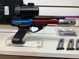 Used Beretta Neos U 22 Blue /Red with muzzle break and red dot 12 10 round mags range bag good condition - 20 of 25