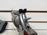 Used Taurus Model 607 357 mag 7 shot
6.5" bbl stainless with black rubber grips soft case good condition - 7 of 14
