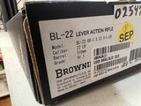 used BRN BL-22 22LR LVR RFL GRD I with original box - 19 of 19