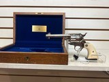 Unfired Colt SAA 44/404.75 bbl 6 shot Gene Autry Commemorative in display case - 1 of 18