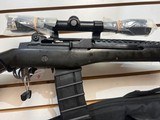 Used Ruger Mini-14 Calib Blue 6x Redfield Scope side mount 3 30 rnd mags rough condition - 12 of 15