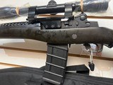 Used Ruger Mini-14 Calib Blue 6x Redfield Scope side mount 3 30 rnd mags rough condition - 3 of 15