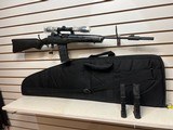Used Ruger Mini-14 Calib Blue 6x Redfield Scope side mount 3 30 rnd mags rough condition - 15 of 15