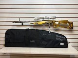 Used Ruger 10/22 VolQuart custom bbl 22 LR calib scope custom stock yellow/black 1 25 rnd mag very good condition - 1 of 12