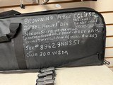 Used Browing A-Bolt Eclipse (Rare) Factory thumb Hole stock , Boss, 300 WSM 22" bbl plus muzzle break very good condition - 2 of 23
