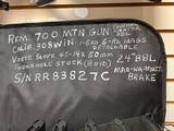 Used remington 700 Mountain Gun 308 win SS Magna-port muzzle break vortec scope 6 mags spare trigger group very good condition reduced - 3 of 24