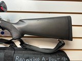 Used Browning A-Bolt SS 300 WSMCalib Scope Boss Muzzlebreak 4 mags Plus floor plate assembly very good condition - 3 of 23