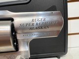 Lightly Used Ruger Super Redhawk Alaskan6 shot45 colt or 454 casul 2.5 "SS bblblack grips adj rear sight very good condition no box no ma - 10 of 11