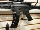 Used Smith & Wesson M&P 15-22 Bipod, Magpul Forgrip, flipsights, center point optic, flashlight, 2 Magazines - 9 of 18