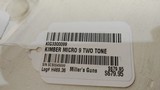 new Kimber Micro 9 Two-Tone 9mm 3300099 new in box soft pouch - 17 of 17
