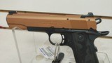 new Browning 1911 Black Label 22 LR, 3.25" Barrel, Copper Finish, Black Laminate Wood Grips, 10rd no box no manuals new condition - 5 of 18