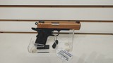 new Browning 1911 Black Label 22 LR, 3.25" Barrel, Copper Finish, Black Laminate Wood Grips, 10rd no box no manuals new condition - 11 of 18