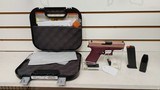 new Glock 43X Special Edition - Black Cherry Rose Gold 9mm new in hard plastic case - 9 of 17