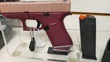 new Glock 43X Special Edition - Black Cherry Rose Gold 9mm new in hard plastic case - 4 of 17