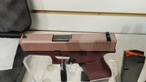 new Glock 43X Special Edition - Black Cherry Rose Gold 9mm new in hard plastic case - 8 of 17