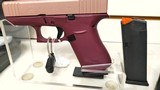 new Glock 43X Special Edition - Black Cherry Rose Gold 9mm new in hard plastic case - 3 of 17