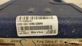 used Colt King Cobra 357 Mag KCOBRA-SB3BB in original hard plastic box - 25 of 25