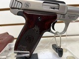 used S&W SW22 Victory Wood 5" threaded bbl leather holster very good condition - 10 of 14