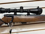 Used Savage 93R17 17HMR HVY 21" bbl
3x9x40 with lens covers good condition - 20 of 22