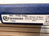 New COLT PYTHON 357 DA REV 3 SS Reduced from $1499.00 - 14 of 14