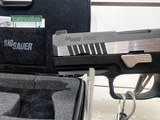 Lightly Used Sig Sauer P320 Equinox 9mm3 17 rnd mags Negrini custom works case very good condition - 6 of 20