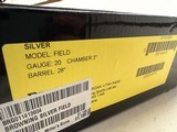 new BRN SIL FIELD 20 gauge28" WALNUT new in box - 25 of 25