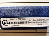 Used Colt 1911 Government Competition 45ACP, Box, 1 Mag, Model 0, 5" - 15 of 15