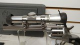 Lightly used Ruger Single Six 17HMR 7.5" bbl scope original hard plastic case good condition - 7 of 20