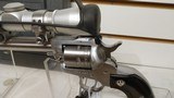 Lightly used Ruger Single Six 17HMR 7.5" bbl scope original hard plastic case good condition - 6 of 20