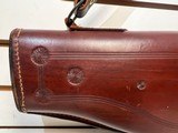 Lightly-Used Red Head Leg of Mutton Leather Gun Case, 28" - 17 of 22