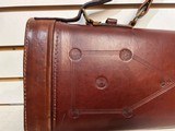 Lightly-Used Red Head Leg of Mutton Leather Gun Case, 28" - 3 of 22