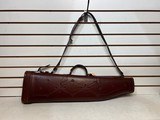Lightly-Used Red Head Leg of Mutton Leather Gun Case, 28" - 1 of 22