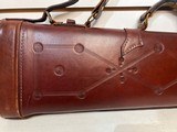 Lightly-Used Red Head Leg of Mutton Leather Gun Case, 28" - 4 of 22