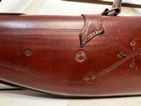 Lightly-Used Red Head Leg of Mutton Leather Gun Case, 28" - 18 of 22