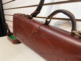 Lightly-Used Red Head Leg of Mutton Leather Gun Case, 28" - 15 of 22