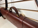 Lightly-Used Red Head Leg of Mutton Leather Gun Case, 28" - 14 of 22