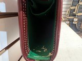 Lightly-Used Red Head Leg of Mutton Leather Gun Case, 28" - 11 of 22