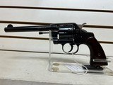Used Colt Army DA 38 6" bbl 6 shot good condition - 1 of 16