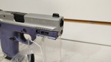 Lightly Used S&W M&P Shield EZ orchid purple 3
1/2" BBL
2
8 rnd mags manual safety very good condition - 14 of 16