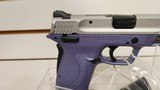 Lightly Used S&W M&P Shield EZ orchid purple 3
1/2" BBL
2
8 rnd mags manual safety very good condition - 12 of 16