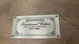 Unfired Browning B78 Commemorative 1776-1976
45-70
23" bbl #24 of 1000 limited edition with knife case and coin - 25 of 25